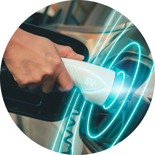 Once the charger is authorised, plug the cable to your car, to start charging